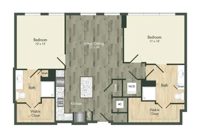 B2.1 | The McAdams at Memorial City | Memorial City Living Apartments