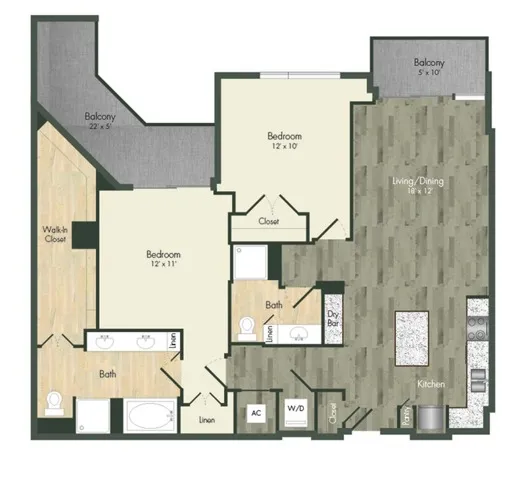 B2.2 | The McAdams at Memorial City | Memorial City Living Apartments