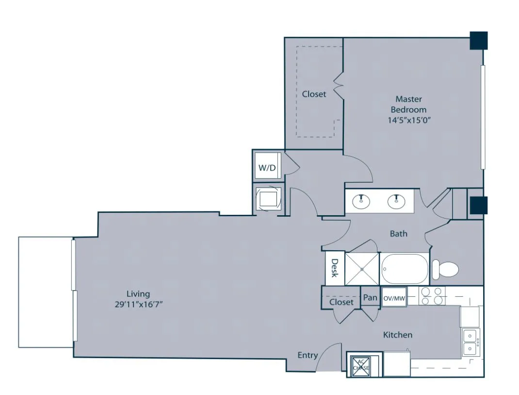 A5 | The Fountains at Memorial City | Memorial City Living Apartments