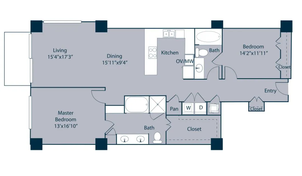 B4 | The Fountains at Memorial City | Memorial City Living Apartments