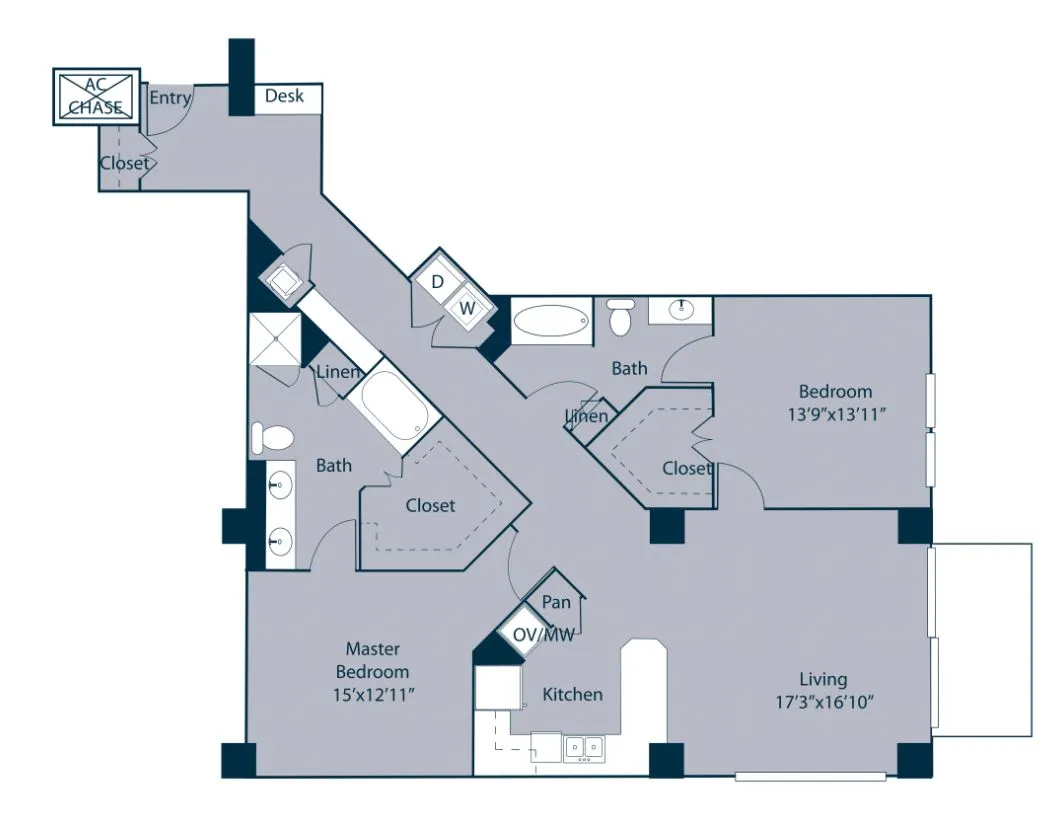 B5 | The Fountains at Memorial City | Memorial City Living Apartments