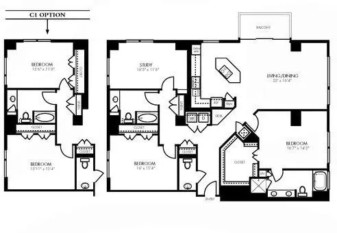 C1 | The Fountains at Memorial City | Memorial City Living Apartments