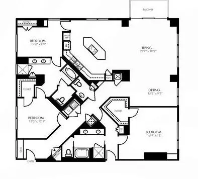 C2 | The Fountains at Memorial City | Memorial City Living Apartments
