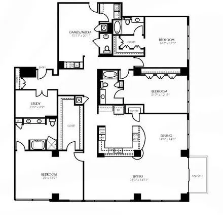 PH5 | The Fountains at Memorial City | Memorial City Living Apartments