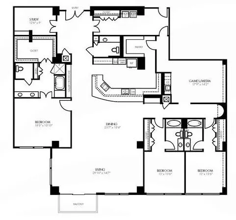 PH6 | The Fountains at Memorial City | Memorial City Living Apartments