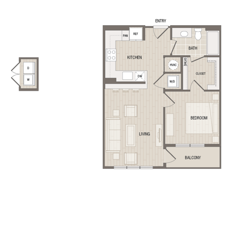 A1.2 | Caroline at Memorial | Houston,TX Apartments | Apartments in Memorial City | New Apartments in Houston | Essential Housing Apartments