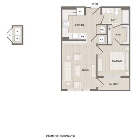 A1.P8 | Caroline at Memorial | Houston,TX Apartments | Apartments in Memorial City | New Apartments in Houston | Essential Housing Apartments