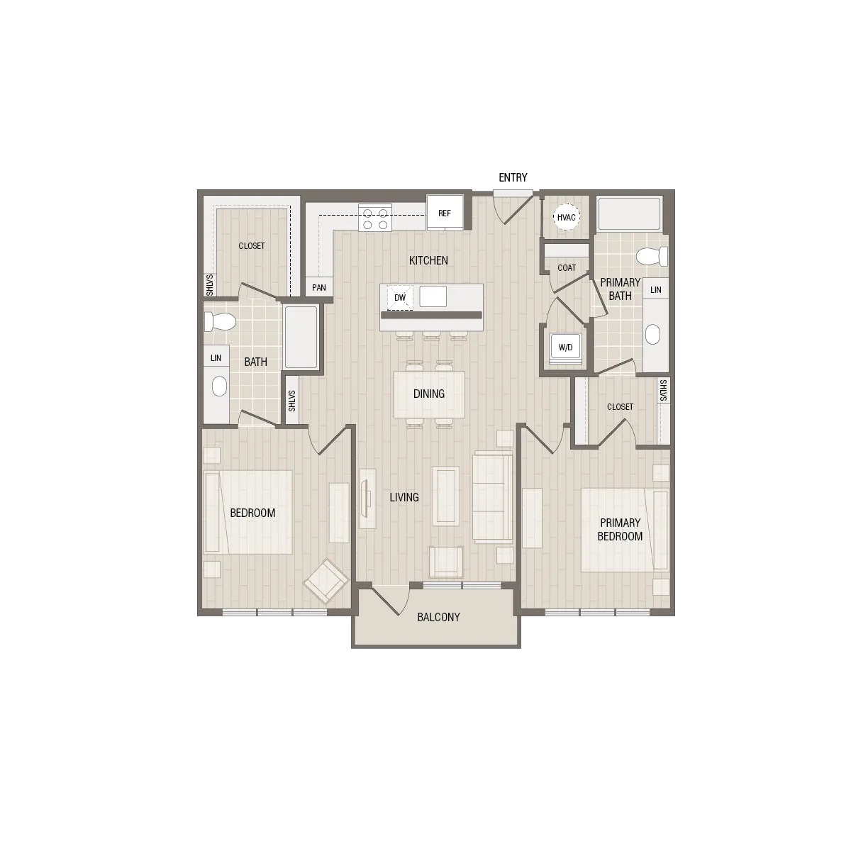 B1 | Caroline at Memorial | Houston,TX Apartments | Apartments in Memorial City | New Apartments in Houston | Essential Housing Apartments