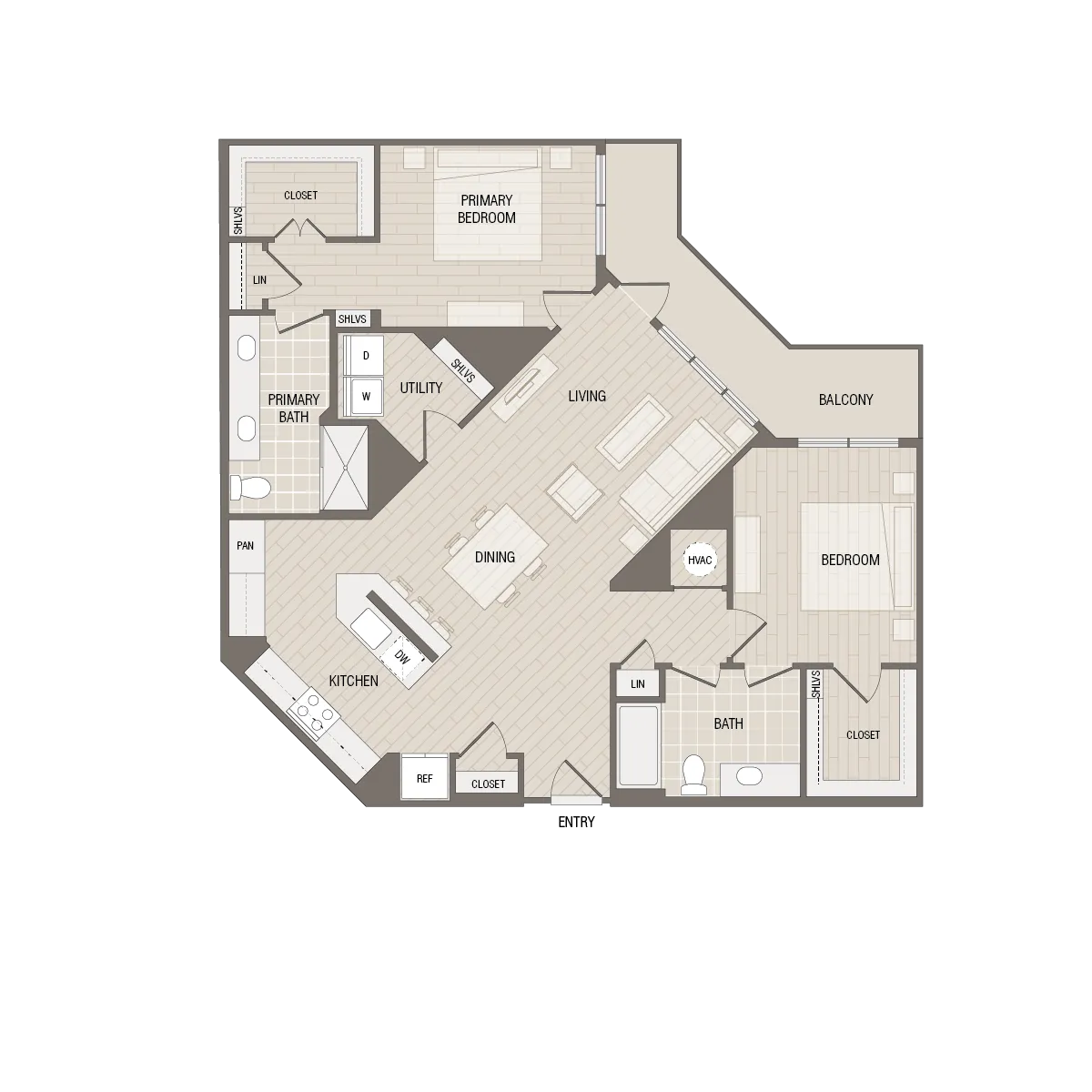 B4.1 | Caroline at Memorial | Houston,TX Apartments | Apartments in Memorial City | New Apartments in Houston | Essential Housing Apartments
