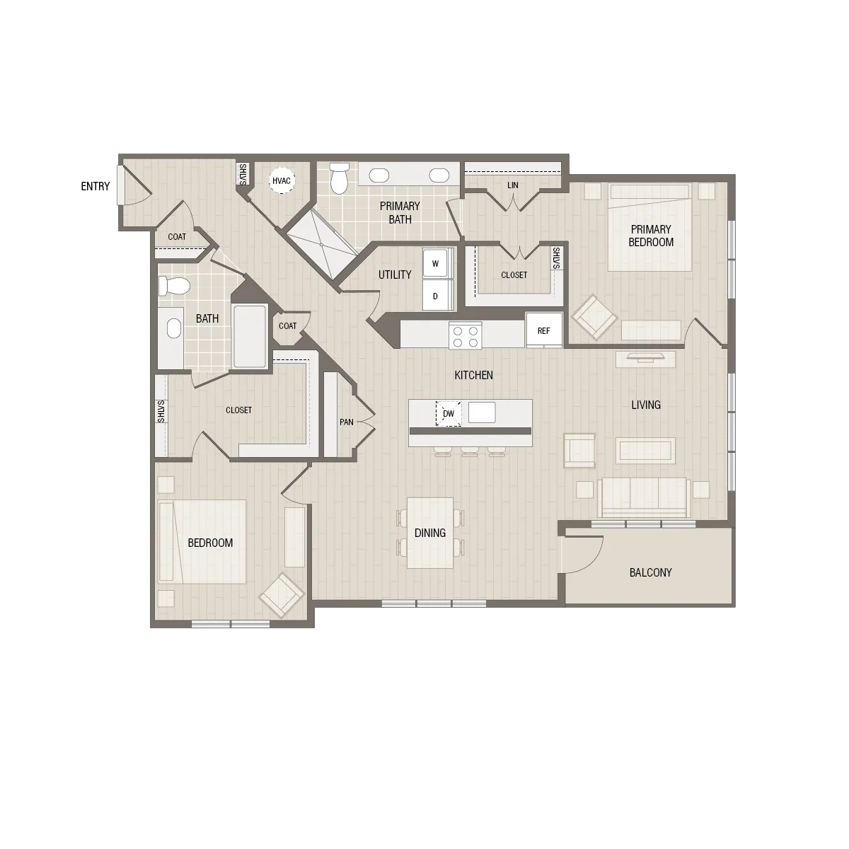 B7 | Caroline at Memorial | Houston,TX Apartments | Apartments in Memorial City | New Apartments in Houston | Essential Housing Apartments