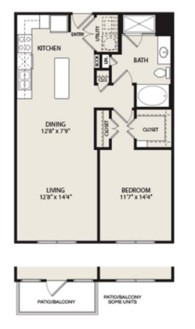 A2.1 | Pearl Woodlake | Houston, TX Apartments