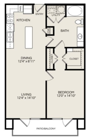 A2.2 | Pearl Woodlake | Houston, TX Apartments