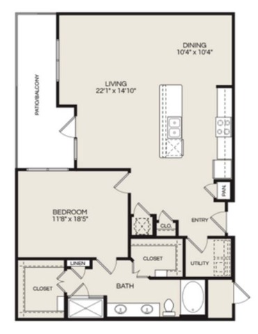 A5 | Pearl Woodlake | Houston, TX Apartments