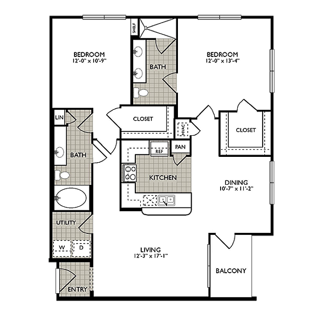 1 - 2 Bed Apartments - Check Availability | 2222 Smith