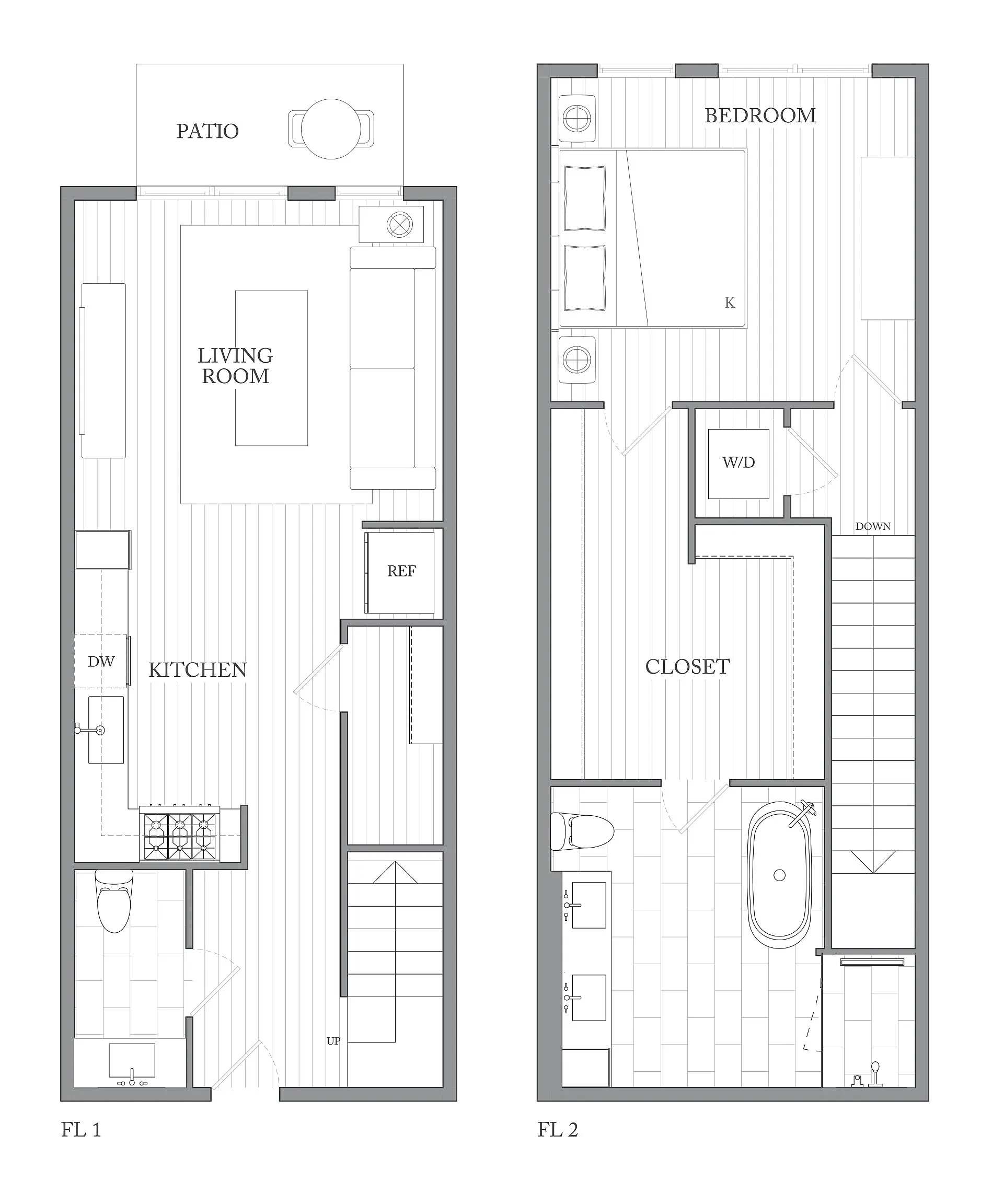 1Riva Row New Apartments | Luxury Apartments in Texas | 1Riva Row 1 bedroom townhome