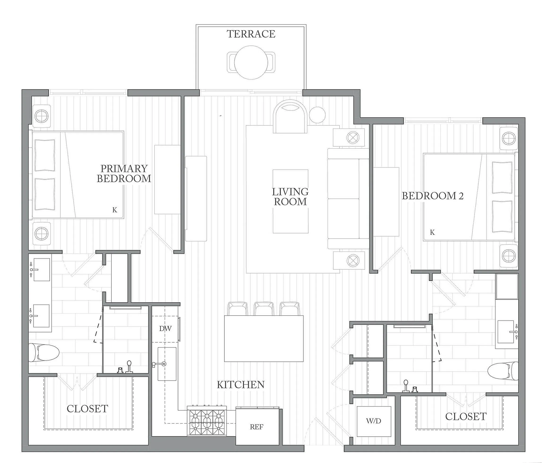 1Riva Row New Apartments | Luxury Apartments in Texas | 1Riva Row 2 bedroom apartments
