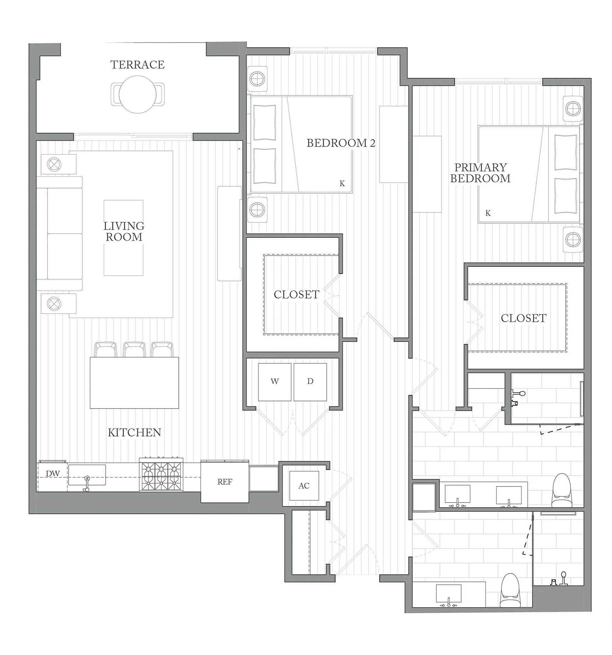 1Riva Row New Apartments | Luxury Apartments in Texas | 1Riva Row 2 bedroom apartments