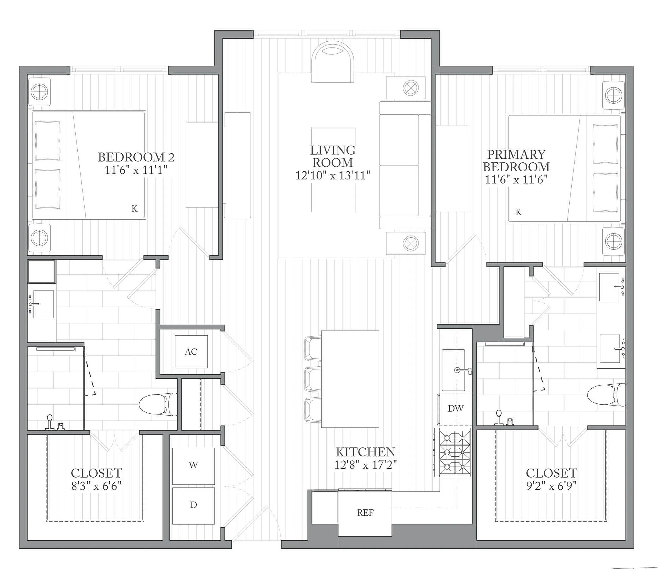1Riva Row New Apartments | Luxury Apartments in Texas | 1Riva Row 2 bedroom apartment
