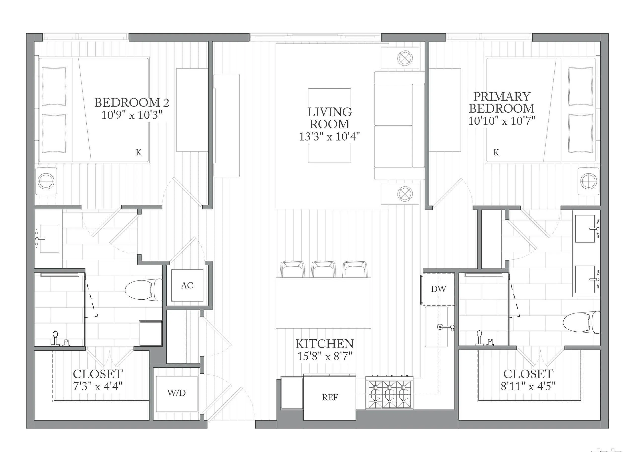 1Riva Row New Apartments | Luxury Apartments in Texas | 1Riva Row 2 bedroom apartments