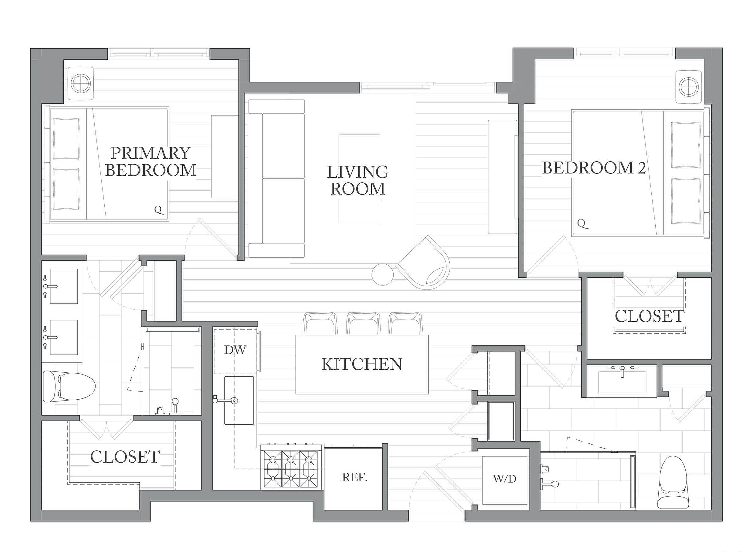 1Riva Row New Apartments | Luxury Apartments in Texas | 1Riva Row 2 bedroom apartments