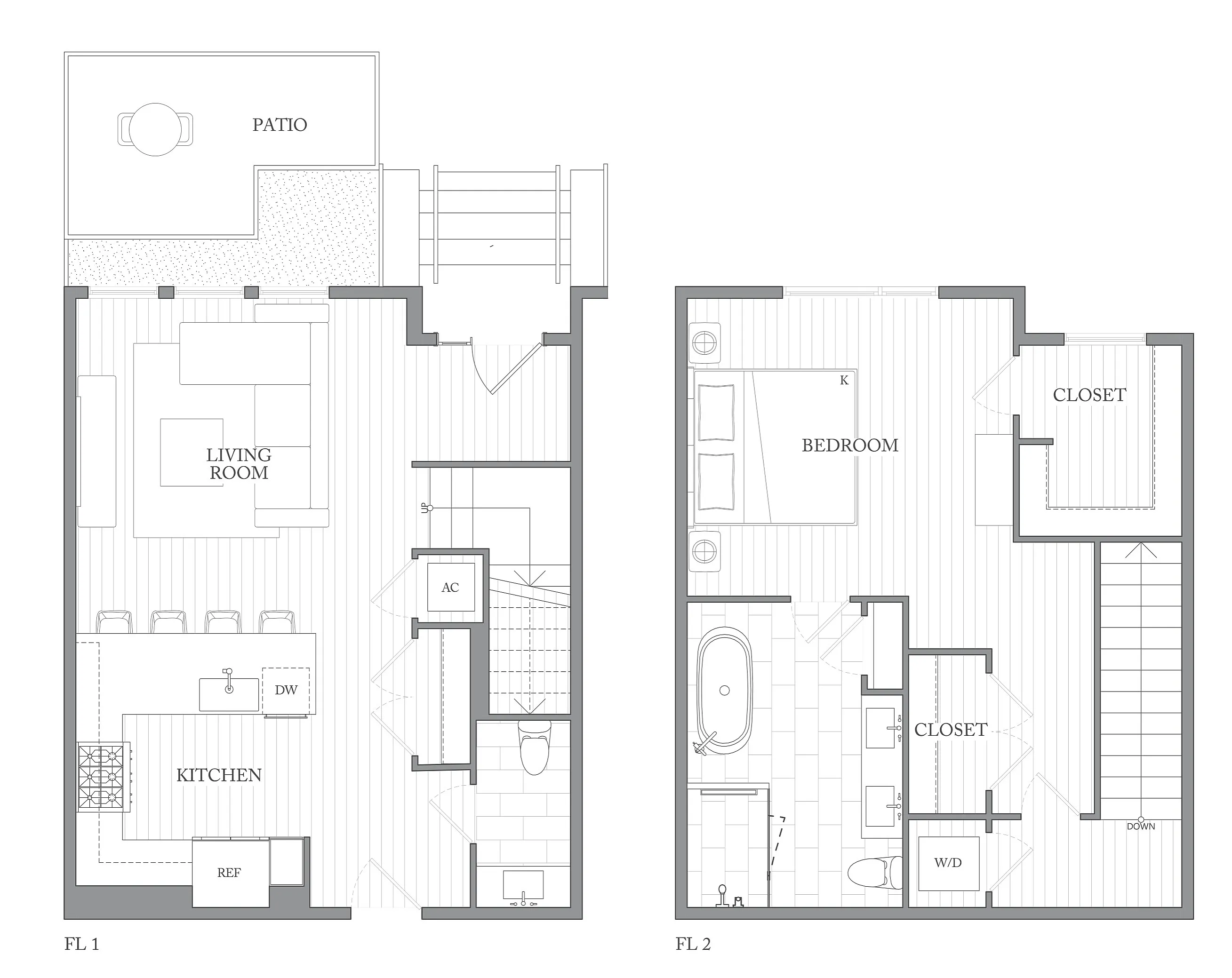 1Riva Row New Apartments | Luxury Apartments in Texas | 1Riva Row 1 bedroom townhome