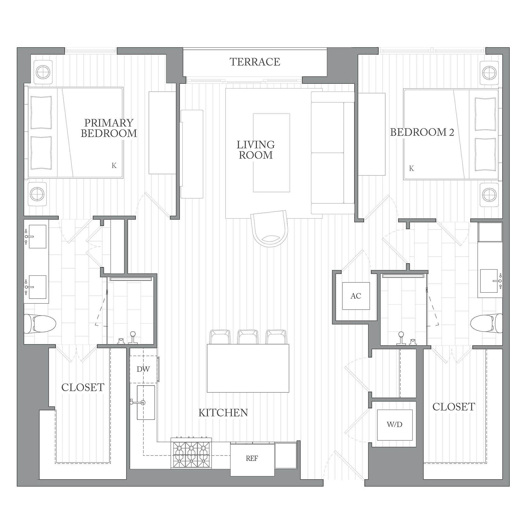 1Riva Row New Apartments | Luxury Apartments in Texas | 1Riva Row 2 bedroom apartments
