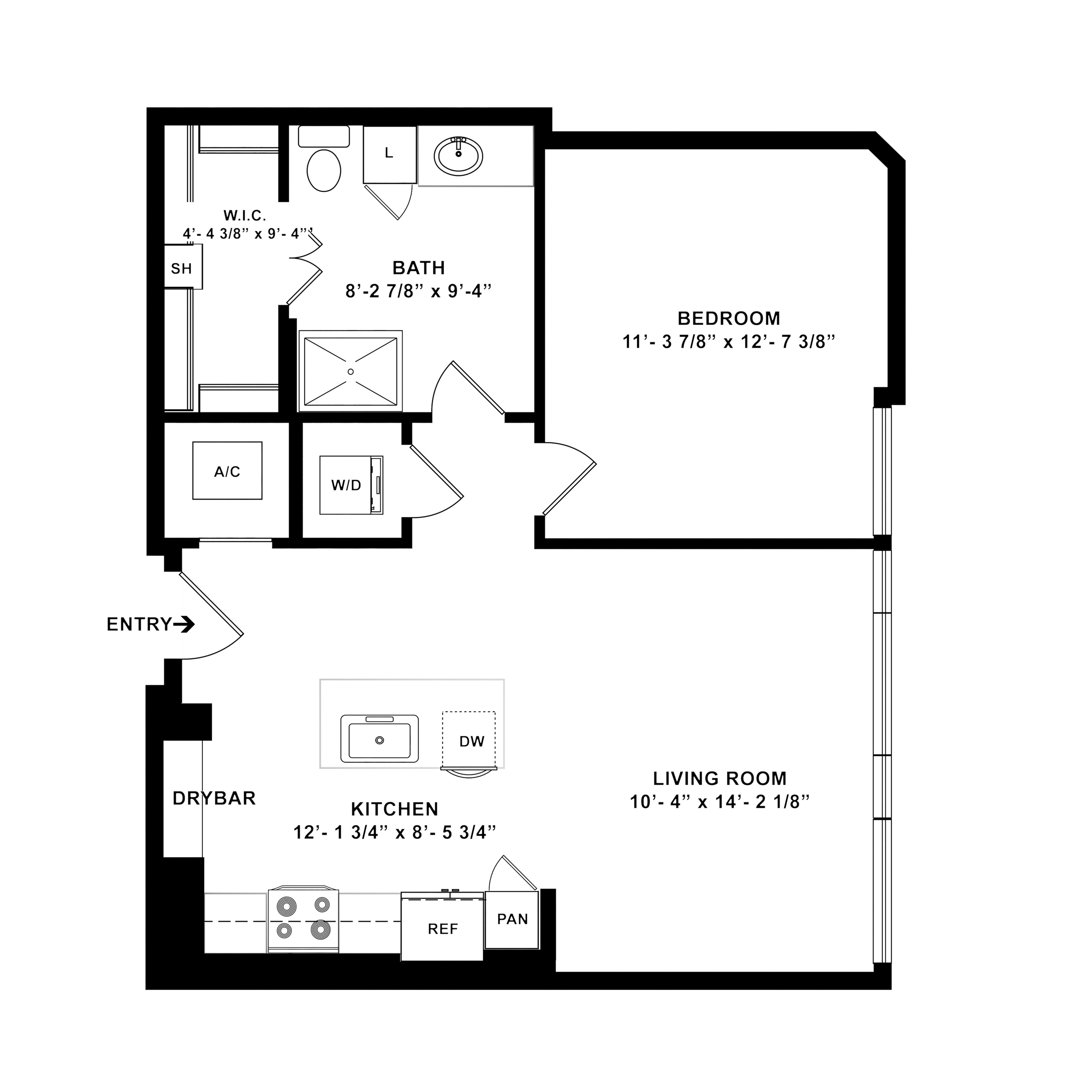 A1 | The McKinley at Memorial City | Memorial City Living Apartments