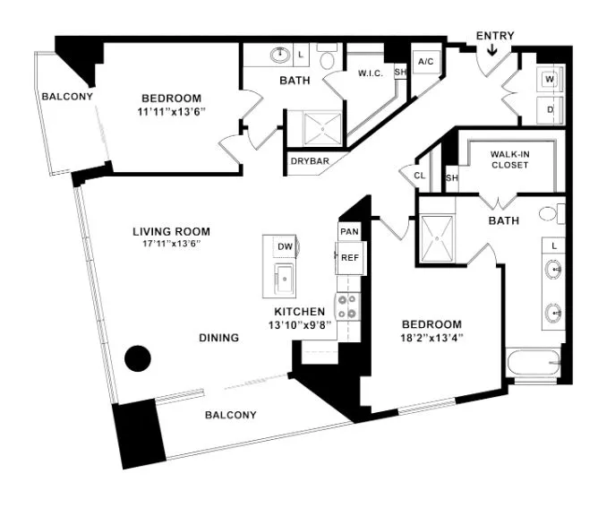 B9 | The McKinley at Memorial City | Memorial City Living Apartments