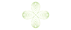 Intricate green geometric pattern resembling a nature-inspired floral design, great for artistic accents.