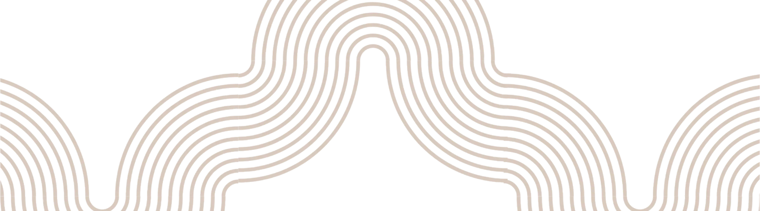 Concentric arch line pattern section divider