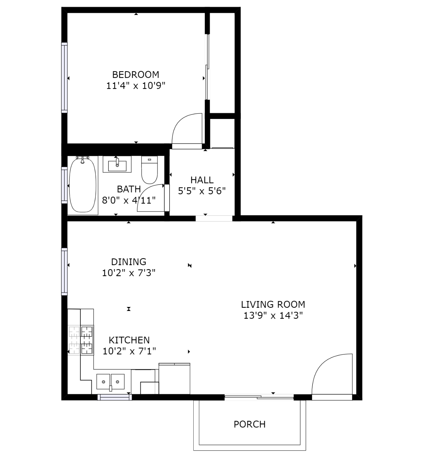 1BR Layout