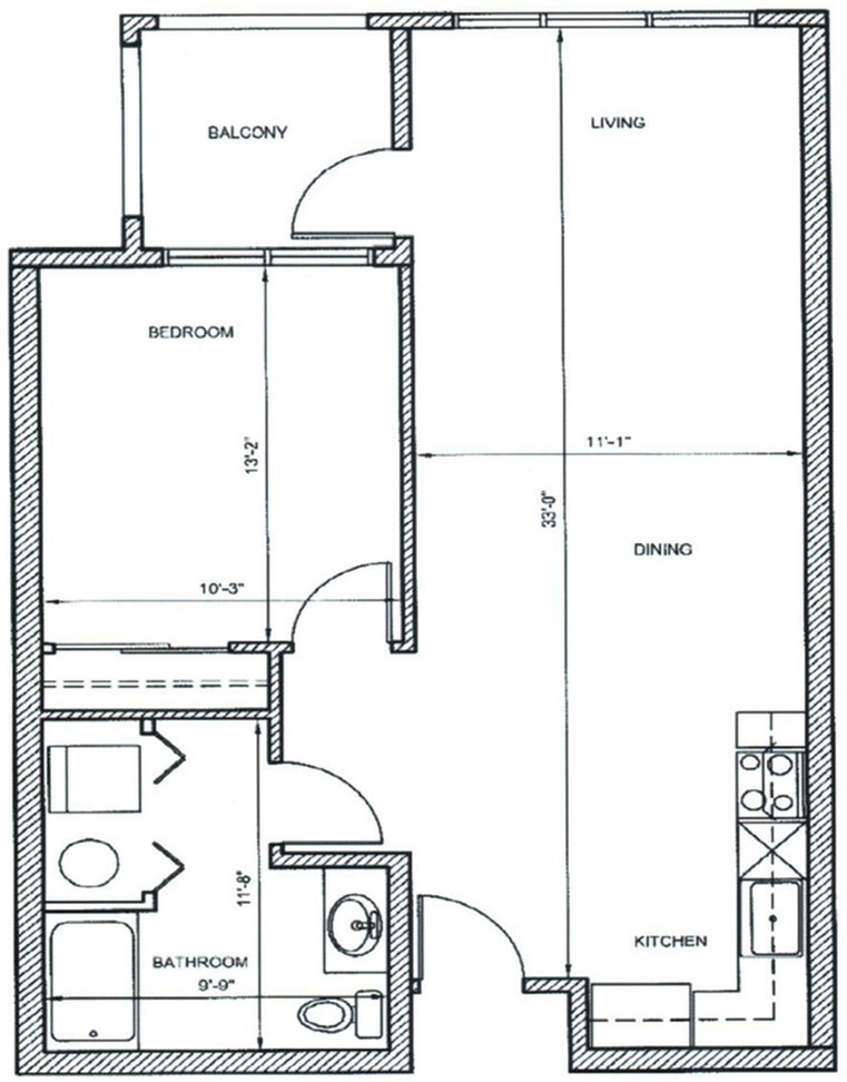 1Bed A