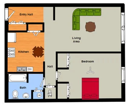 1 BR Luxe Flat