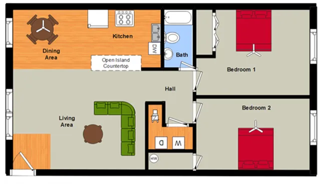 2 BR Luxe Flat