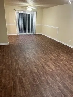 Living/Dining Room with Optional Wood Floor