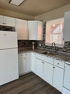 Kitchen with Bright Window