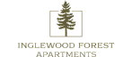 Elegant logo for Inglewood Forest Apartments featuring a stylized tree design, symbolizing a serene and natural living environment.