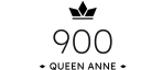 Elegant 900 Queen Anne logo featuring a crown icon, symbolizing luxury and sophistication.