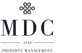 Elegant MDC logo featuring intricate emblem with the year 1948, symbolizing sophistication and heritage.