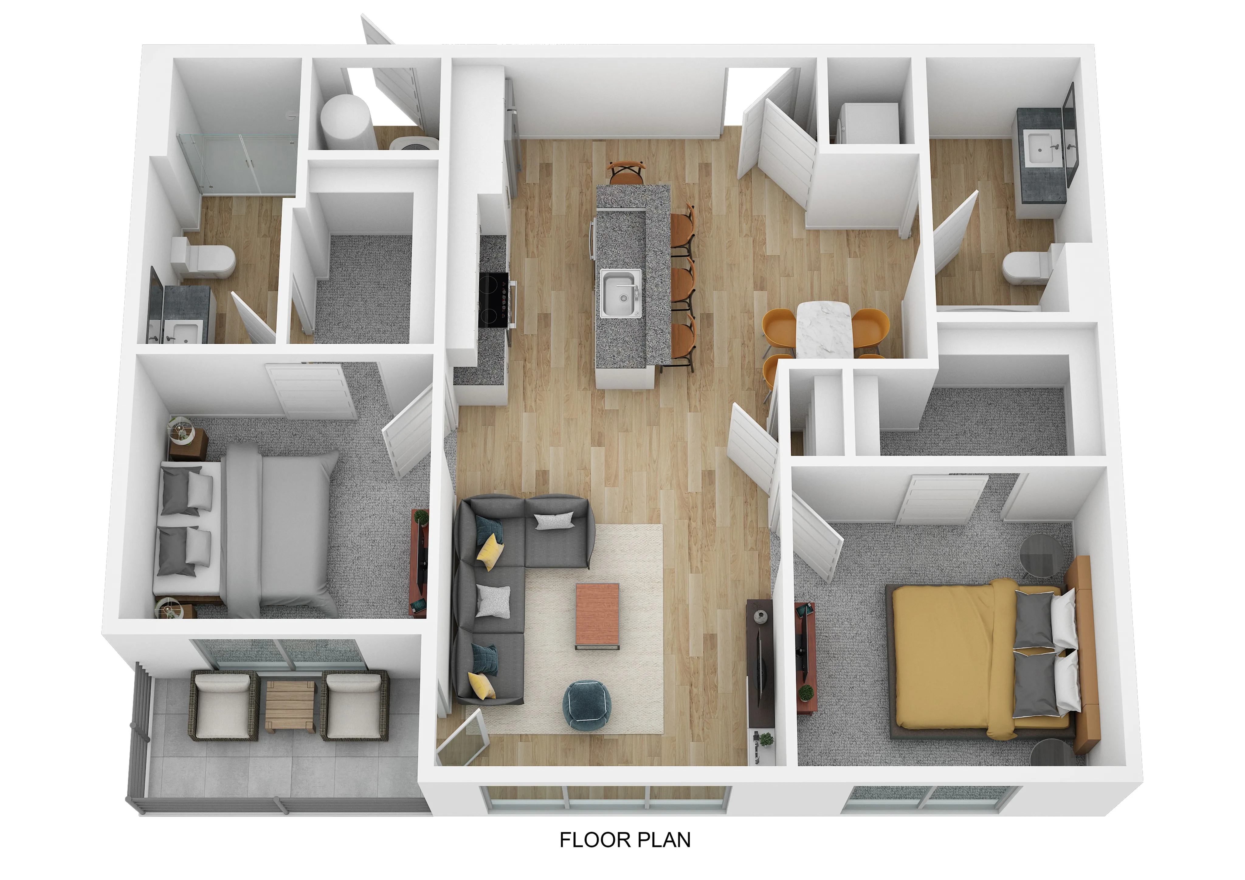 2 Bed/2 Bath