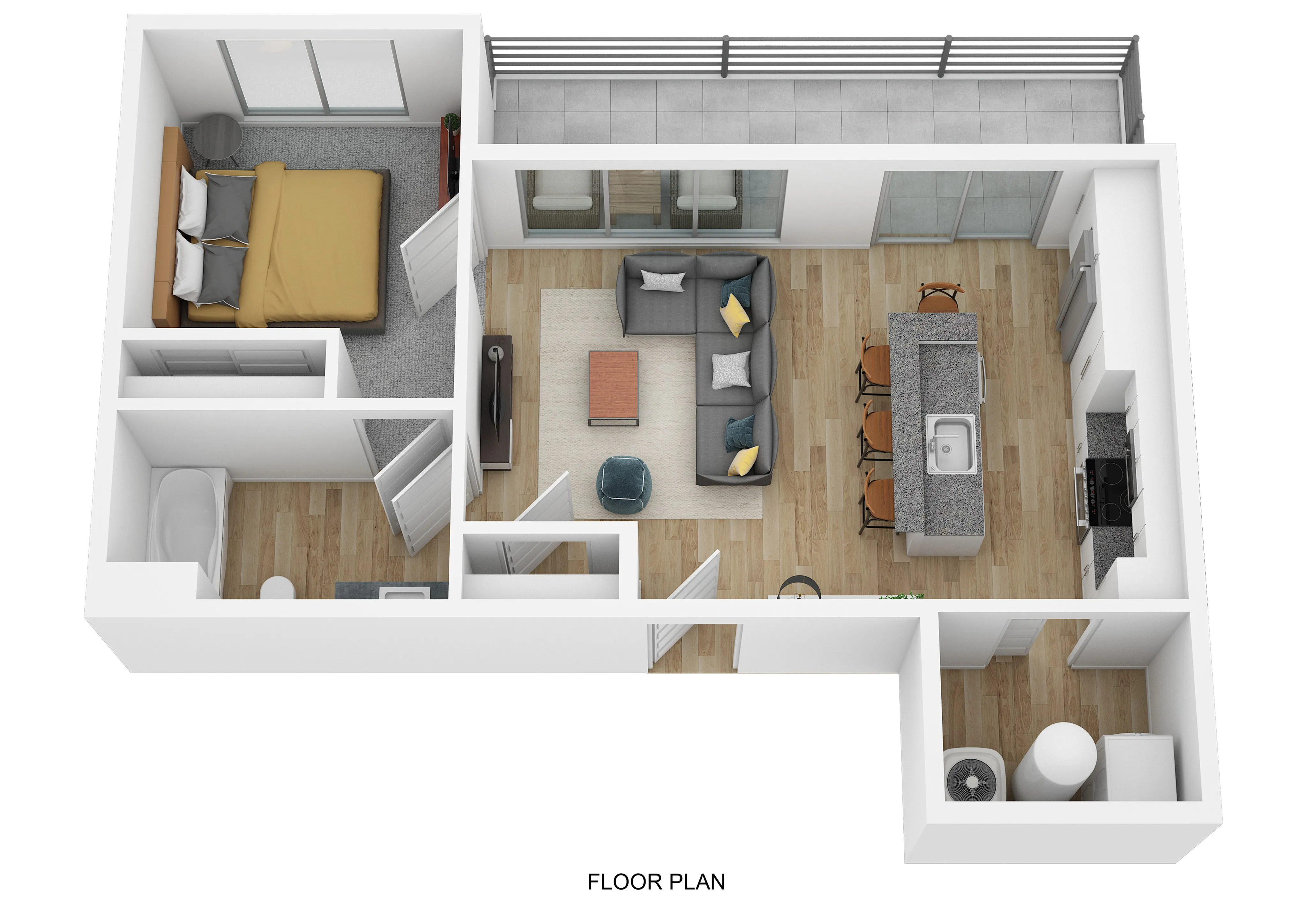 1 Bed/1 Bath