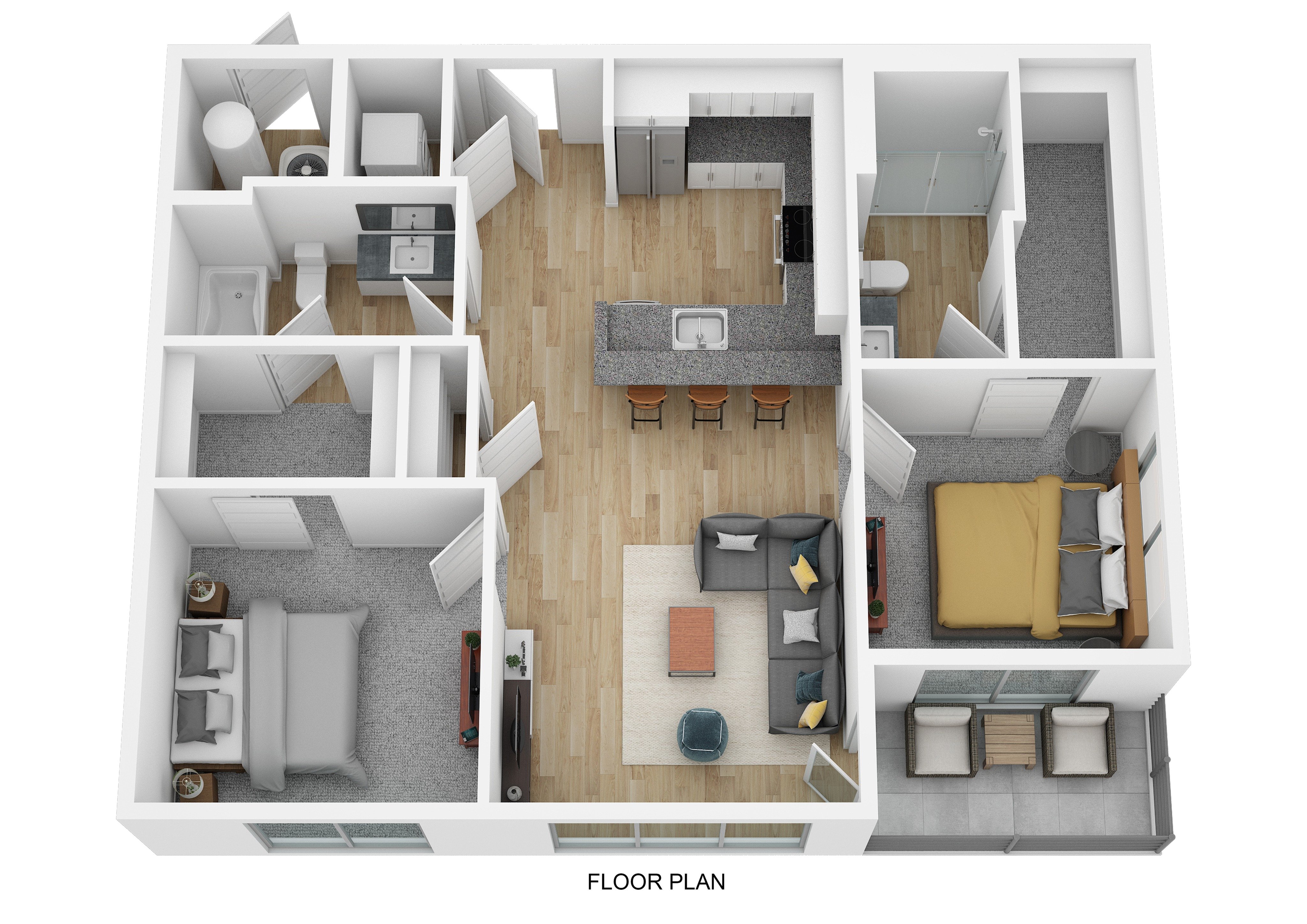 2 Bed/2 Bath