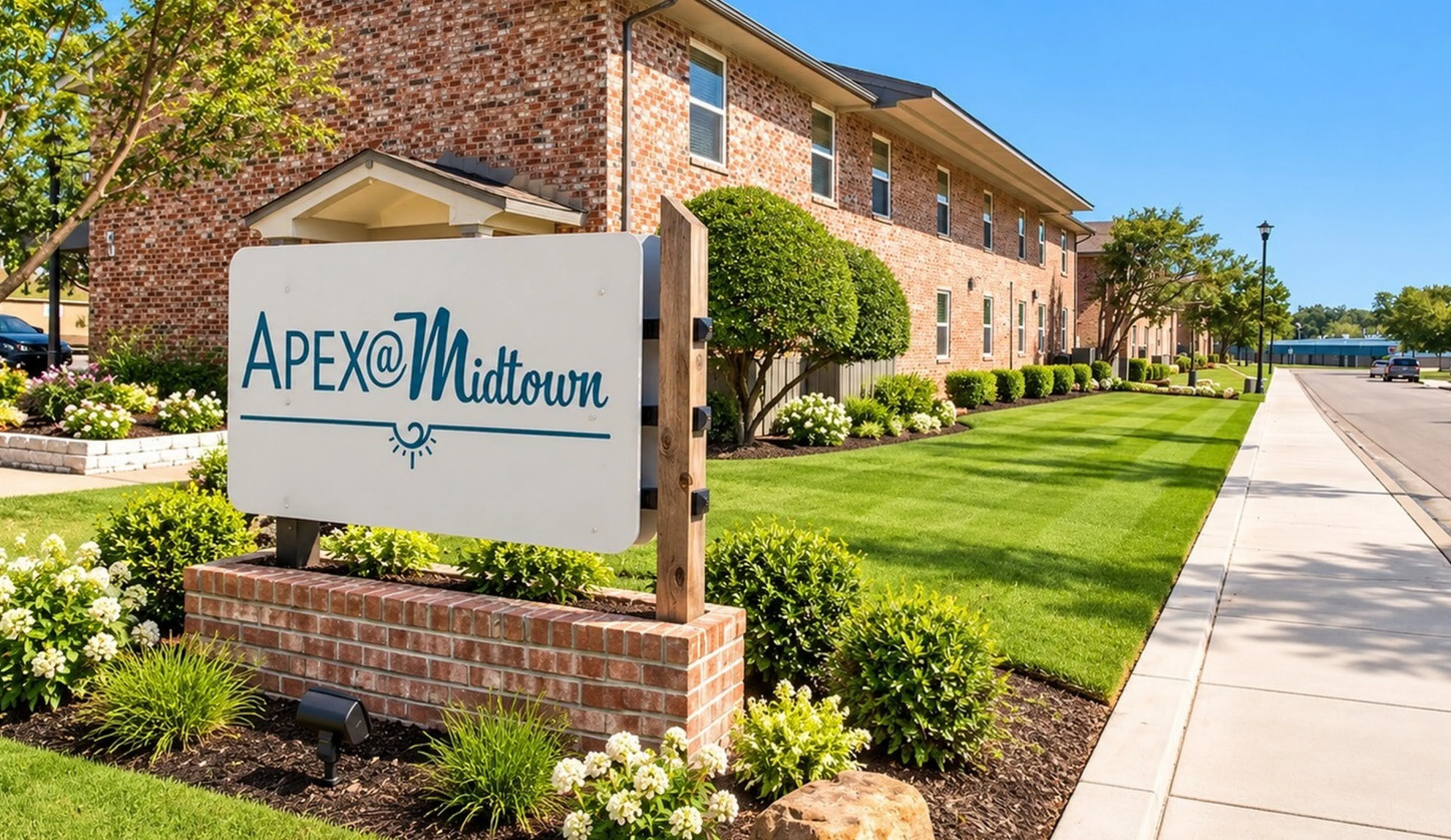 Apex at Midtown - Brick Exterior