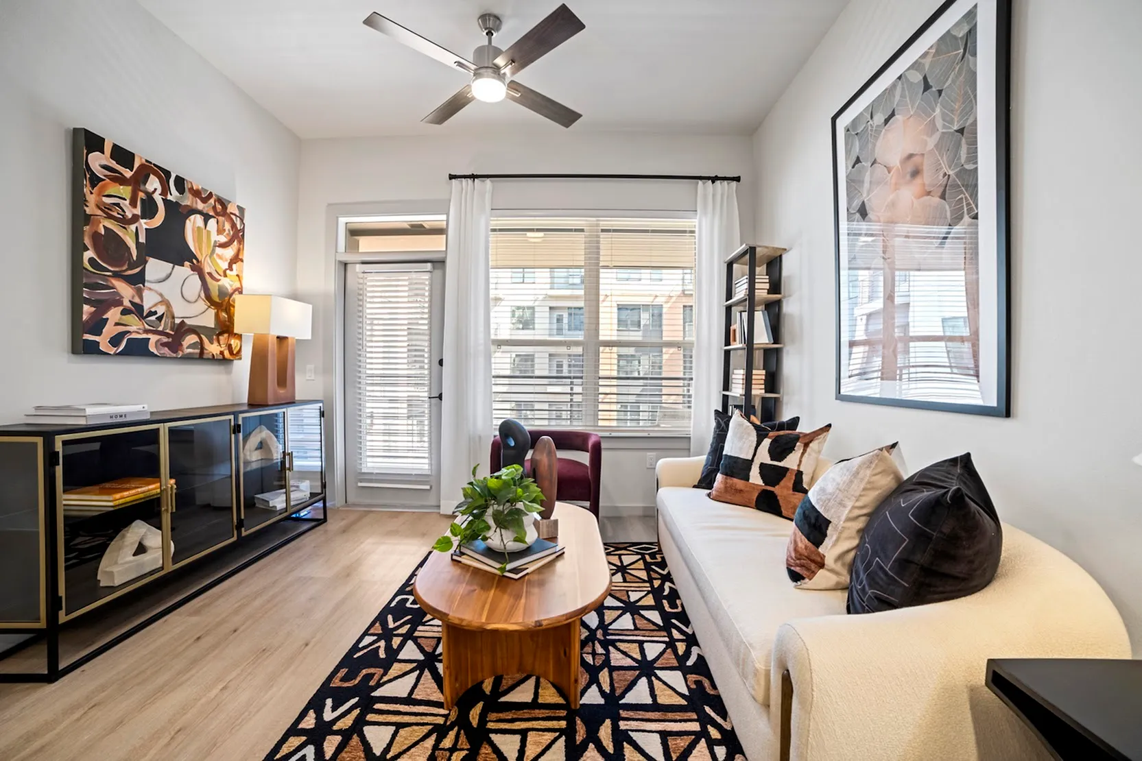 Elegant Living Room | Apartments for rent in Plano, TX | The Emory