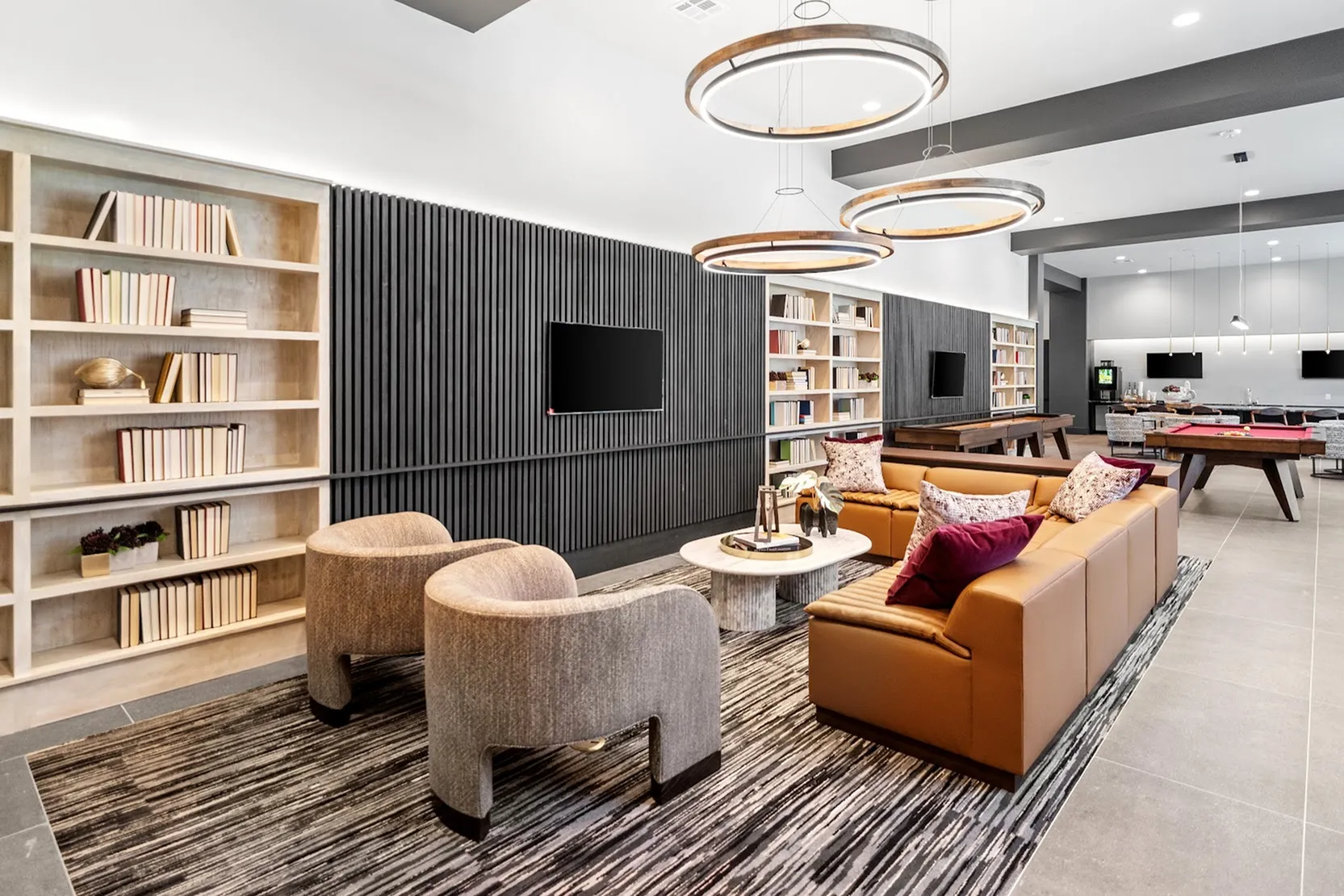 Resident Lounge, Apartments in Plano, TX | The Emory