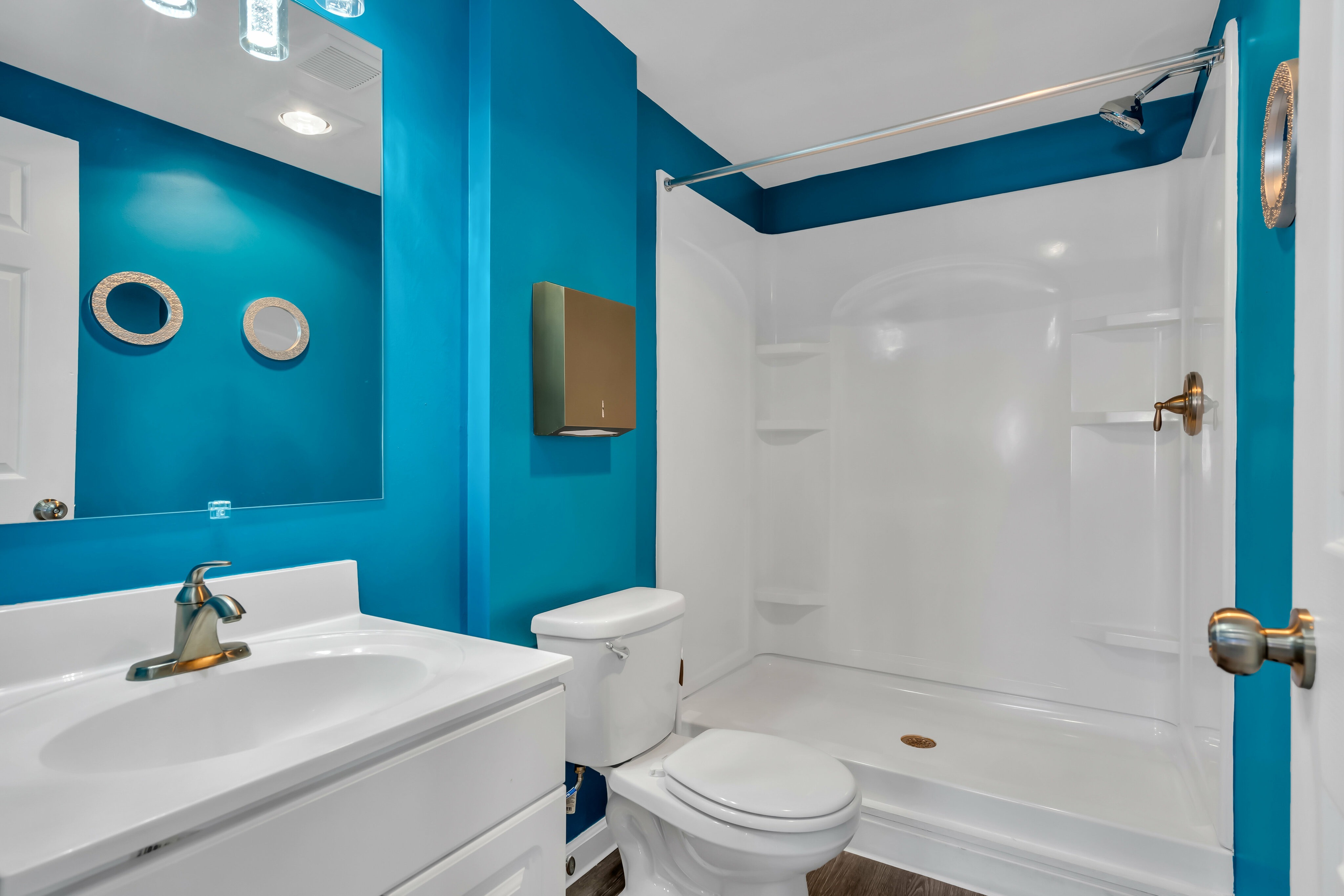 Modern Bathroom at The Community Gym at Willow Shores