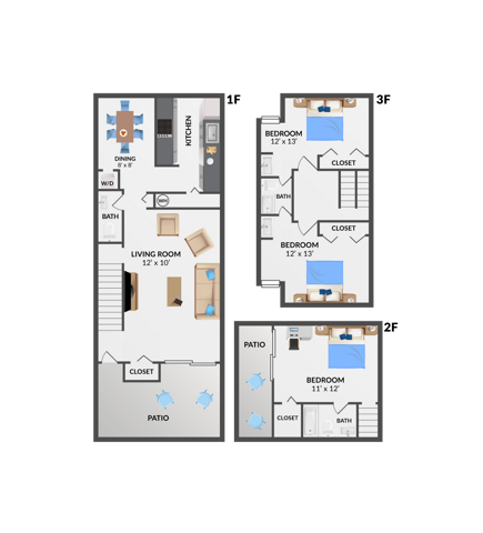 3C | 3 Bed Apartment | Hills at Kenilworth