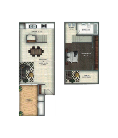 One Bedroom Loft Deluxe Upgraded