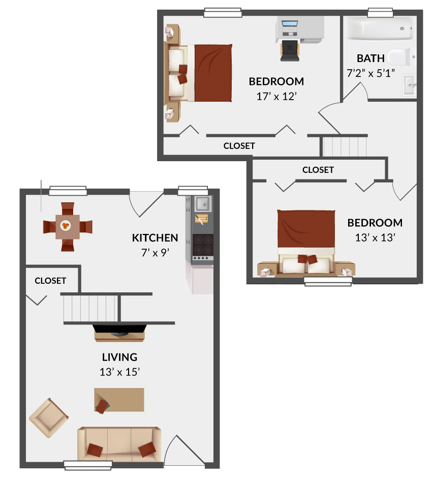 1 - 2 Bed Apartments - Check Availability | Foundry by the Park