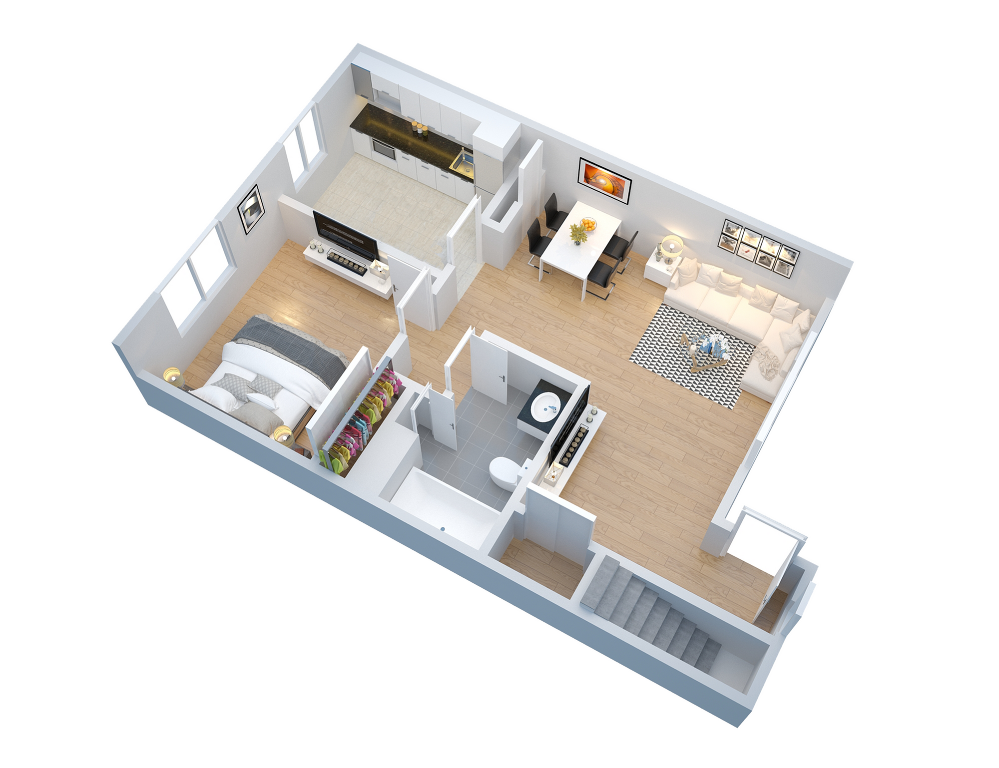 Welsh 1 bedroom 1 bathroom